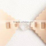 OEM Cloth Breathable Strapless Backless Evening Dress Wedding Dress Silicone Breast Bra thumbnail-3