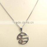 Stainless Steel Fashion Jewelry Best Friends Pendant Necklace thumbnail-2