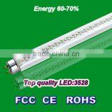T8 Warm White 4000~4500k Waterproof LED Tube 8W SMD3528