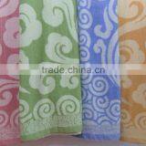 100% Cotton 150*220cm Jacquard Cotton Towel Blanket thumbnail-1