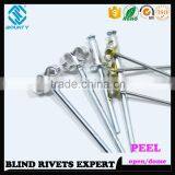 HIGH QUALITY OPEN END MANUFACTURER AL/ST PEEL TYPE RIVETS thumbnail-3