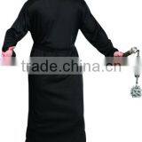 Midnight Black Ghost Horror Robe Fancy Dress Instant Suit Costume thumbnail-2