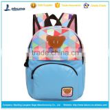 Canvas PU cute bear backpack for kids