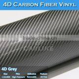 SINO 5FTx98FT Hot Sale Flexible Grey 4D Carbon Fiber Vinyl Vehicle Film thumbnail-2