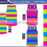 Dazzle Colour Stripe Fashion Vest thumbnail-4