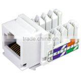 UTP Cat5e Keystone Jack, 90 Degrees