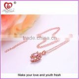 hot selling rose gold necklace fashionable necklace jewelry new model necklace chain