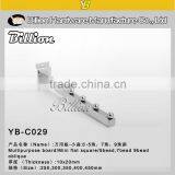 2016 High Quality Chrome-plating Metal Slatwall Square Pipe Display Clothes Hook