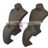 Popular Brown Leather Wrapped Wooden Necklace Display Bust thumbnail-2