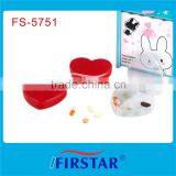 Red Stylish Heart Pill Box for Health Promotional Activity thumbnail-1
