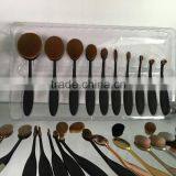 2016 Hot Oval Toothbrush Type Foundation Brush Set Makeup Brushes