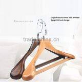Wholesale High Quality Straight Wooden Hangers Widen Shoulder Hotel Hanger thumbnail-4