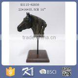 Resin Wild Horse Head for Home Wall Decoration thumbnail-2