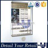 Retail Modern Wooden Glass Sunglasses Display Case thumbnail-2