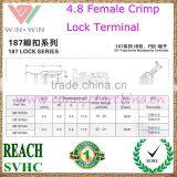 4.8 Female Crimp Lock Terminal thumbnail-2