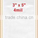 Wholesale Zlb-18 3" x 5" 4 Mil Clear Zipper Bags, Dispenser Bag Packs of 100 thumbnail-1