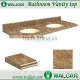India gold granite bathroom vanity top with two sinks                        
                                                                                Supplier's Choice
