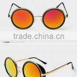 New Product High Quality Retro Round Sunglasses With Color Film thumbnail-3
