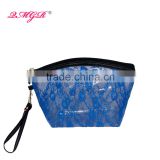Wholesale Female Beauty Lace PVC handheld Cosmetic bag
