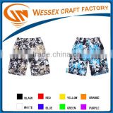 Cotton and polyester blank board shorts