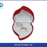 Red Flocking With Lining Box Export Made In China Boxes For Jewelry