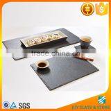 Black Slate Tableware Microwave Dinner Plate thumbnail-1