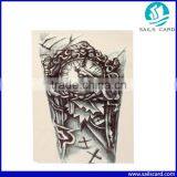 High Quality Waterproof Nordic Old Clock Temporary Tattoo Body Tattoo Sticker Arm Leg Art Stickers Removable thumbnail-2