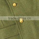 2015 New Style 100% Cashmere Classic Army Grey 100 Cashmere Coat thumbnail-2