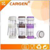 Customized Large Mouth Glass Tea Infuser Water Bottles thumbnail-1