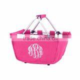 Wholesale Boutique Easter Basket Monogrammable Mini Canvas Market Tote thumbnail-3