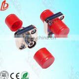 Square/Round FC PC Simplex Multimode Red Color Fiber Optic Adaptor thumbnail-1