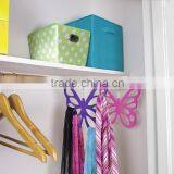 Butterfly Scarf Hanger, Tie Holder Organizer, Velvet Coated thumbnail-3