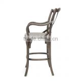 China manufacturer offer for rattan wood dining oversized restaurant chair