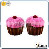 Pink Cute Cake Velvet Gift Box for Jewelry Packaging Box thumbnail-4