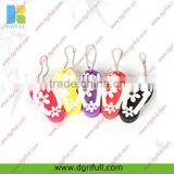 Individual Slipper Silicone Keychain