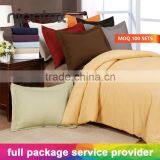 Solid Microfiber 3-piece Microfiber Bed Sheet Set for Wholesale thumbnail-1