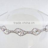 Temperament pretty shiny glass stone headband