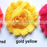 3 Inches Chiffon Lace Trim Flowers for Wedding Decorate thumbnail-3