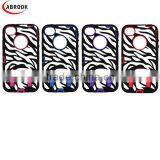 Multi-colors Couple Case for Iphone 4,3d Silicon Animal Case for Iphone 4
