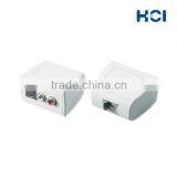 RJ45 8P8C UTP Jack to RCA Stereo Audio and S-Video Adapter thumbnail-2