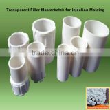 transparent filler pe masterbatch injection use in plastic