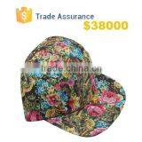 2015 Hot Sale Hip Hop 5 Panel Cap Camp Cap Women and Men Floral Blank Snapback Hat thumbnail-4