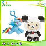 2 Inch Mini Emoji Plush Keychain Toy Stuffed Bag Accessory Toys thumbnail-2