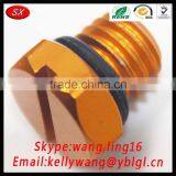 Dongguan Factory OEM Hot Sale New CNC Turning Billet Air Bleeder Screws For GM 2001-2016 Diesel Gold Fuel Filter thumbnail-2