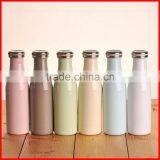 LOGO Customized Stainless Steel 304 Wholesale Ms& Children Gift Milk Bottle Thermos Flask Vacuum Cup thumbnail-3