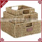 Home or Hotel Towel and Shower Gel Storage Tool Seagrass Woven Bathroom Basket thumbnail-3