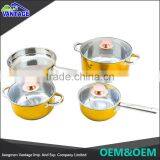 Wholesale Mirror Polish Nonstick Cooking Pot and Frying Pan Stainless Cookware thumbnail-6