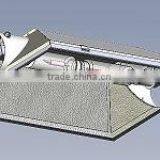 Vertical Hydroponic Indoor Growing System Dual Sockets Full Spectrum Grow Light Hood Reflector for HPS MH Two Lamp Bulbs thumbnail-1