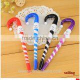 Promotional Cartoon Snowman Christmas Advertising Ball Pen ,Advertising Plastic Ball Pen thumbnail-1