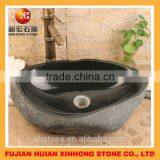 2016 Gradient Indoor White Brown Mixed Stone Wash Basin thumbnail-6